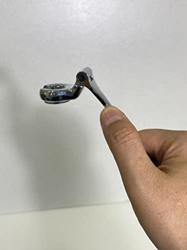 Double Flexible Flare Nut Wrench,Line Wrench,Oil Nut wrench, 210° Activity angle, Narrow spacce, 4PIECE Metric SIZE 8 * 11-10 * 12-13 * 14-17 * 19mm,Gift for Man,With wrench rack - color: Metric Double Flexible Head Flare Nut Wrench 8 * 11-10 * 12-13 * 14