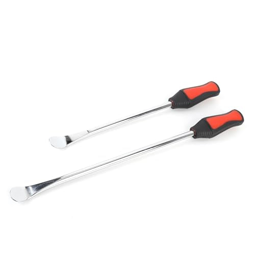 2pcs Tire Spoons,Set Changing Tires,11.81in 14.57in Carbon Steel Ergonomic Handle Motorcycle Tire Changing Lever,for Motorcycle Bike Scooter
