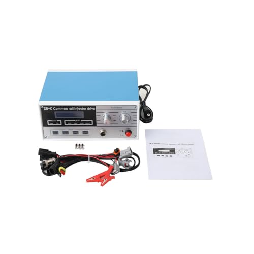 Common Rail Injector Tester CR-C Rail Injector Drive Fuel Injector Tester | CR Fuel Injector Cleaner Kit, Common Rail piezoelectric Injector Testers Car Fuel Injector Tester with 4 Test Range