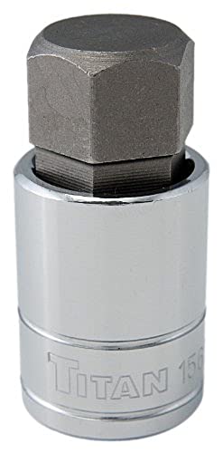 Titan 15621 1/2-Inch Drive x 21mm Hex Bit Socket - size: 21mm
