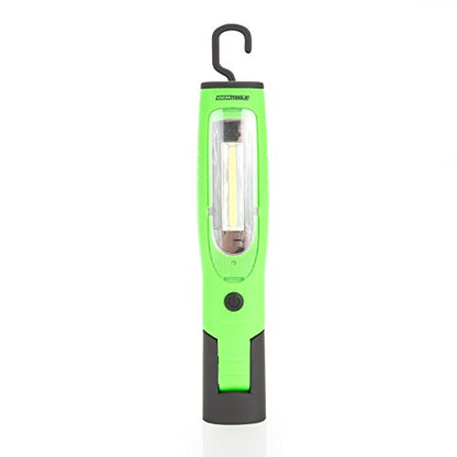 OEMTOOLS 25982 Magnetic Rechargeable LED Work Light, 10 Inch Hands-Free Magnetic Light for Automotive Repairs, 400 Lumen Magnetic Work Light, USB Rechargeable Work Light