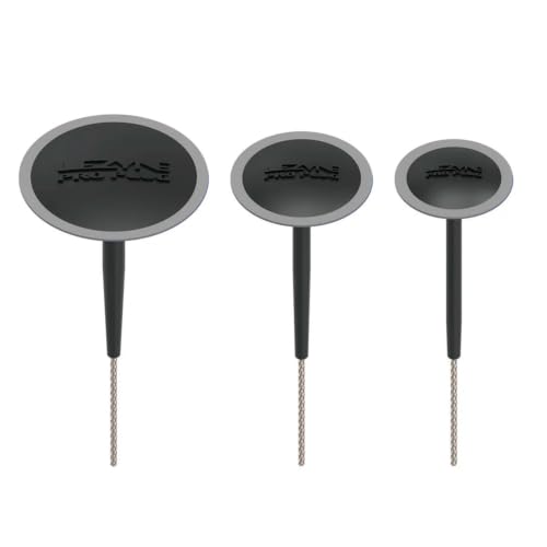 LEZYNE Tubeless Pro Plugs Bicycle Tire Repair Kit | 6-Plug Puncture Sealing System with Abrasive Scuffer Pads & Rubber Cement Adhesive, Bike Maintenance Set