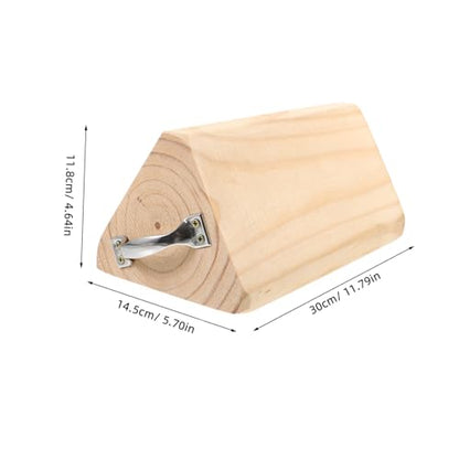 Ciieeo Wooden Wheel Chocks for RVs and Trucks 2-Piece Set Non-Slip Tire Stabilizers for Travel Trailers and Motorcycles Heavy-Duty Vehicle Accessories