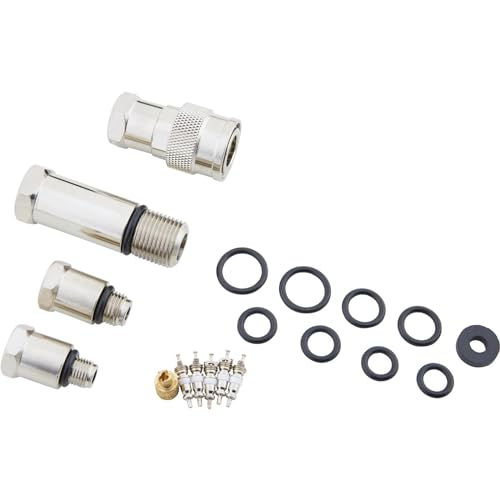 Compression Test Kit, Standard Gauge, For Auto, Marine & Small Engines | Includes Multiple Adapters and Hoses, Air Hold Quick Connect Feature, Molded Case for Easy Storage and Transport