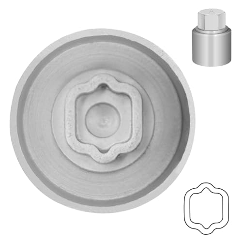 Type A Wheel Locking Nut Key for Land Rover, Lug Nut Removal Tool | Wheel Lock Nut Socket Adapter, Anti-Theft Lug Nut Removal Tool, Anti-Theft Screw Remover, Repair Tool, Tyre Fitting, garage - size: Socket A
