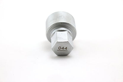 TEMO #44 Wheel Lock Lugnut Anti-Theft Lug Nut Screw Removal Socket Key S3055 for BMW Vehicles - size: #44