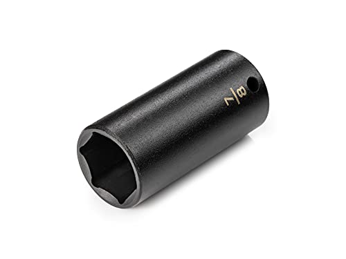 TEKTON 3/8 Inch Drive x 7/8 Inch Deep 6-Point Impact Socket | SID13022 - size: 7/8-Inch, style: Deep