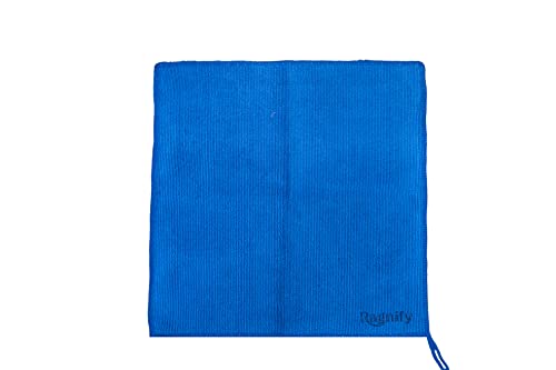 Ragnify Clay Towel Auto Detailing Scratch Free and Paint Safe fine Grade Clay Bar Cloth for Car Detailing, Polishing and Removing Paint Contaminants (Blue Regular) - color: Blue Regular