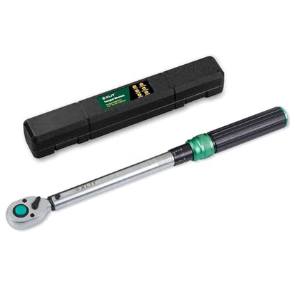 1/2" Drive Click Torque Wrench, 10-170 Ft-Lb/13-230 Nm Dual-Direction Adjustable 72 Tooth Ratchet, ±3% Accuracy Heavy Duty Torque Wrench for Automotive Repair, Lug Nuts and Suspension Work - size: 1/2", 10-170 ft-lb