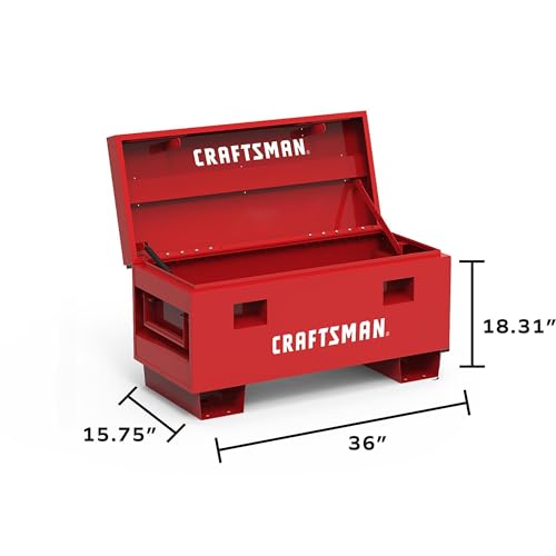 36" Craftsman Jobsite Box in Red - color: Red, size: 36"