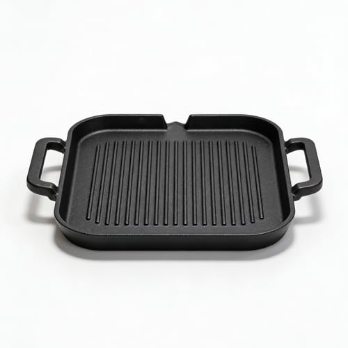 Cast Iron Grill Pan (11.8 x 9.8 inch)