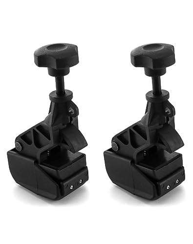 QWORK Tire Changer Bead Clamp, 2 Pack Heavy Duty Machine Wheels Tyres Parts Tool Rim Clamp