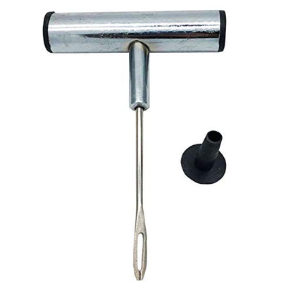 Stainless Steel T-Handle - Pro Heavy Duty Repair Tool, Tire Repair Tool for Tire Plug Kits for Car Truck Motorcycle Bycles