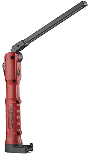 Streamlight 76800 Stinger Switchblade 800-Lumen Rechargeable Compact Multi-Function LED Work Light with Color-Rite Technology and USB Cable, Red - size: Stinger 7.2" Light Bar, style: USB Cable
