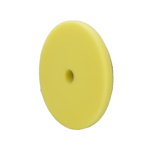 Maxshine 6” Universal Thin Polishing Foam Pad – Professional Detailing Pad for Swirl Removal & Gloss Clarity – Flexible, Washable & Reusable – Hook & Loop Backing - size: 6", style: Polishing
