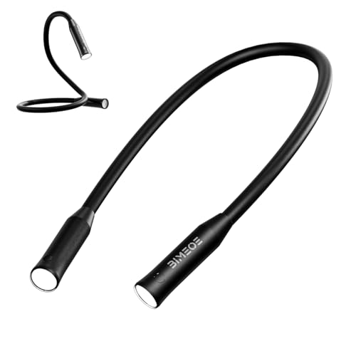 300 Lumens Rechargeable Neck Light, Hands-Free Outdoor Work Light with 3 Color Modes, 3800mAh Battery, Flexible Gooseneck Light for Camping, Mechanics, Fishing, BBQ