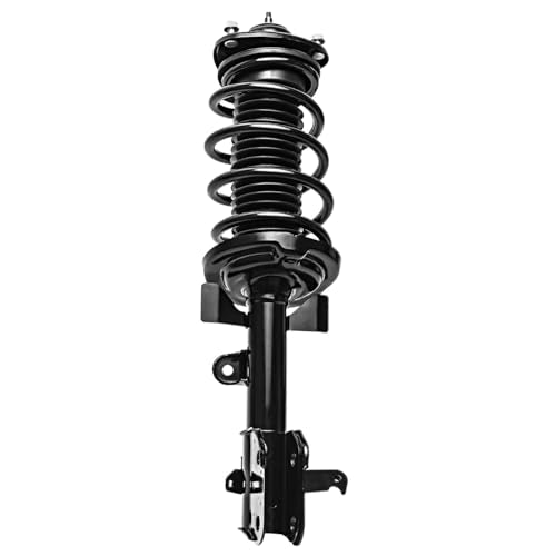 Detroit Axle - FWD Struts Shocks for 2013 2014 2015 2016 2017 Honda Odyssey, 2 Front Struts with Coil Spring 2 Rear Shock Absorbers Replacement Suspension Kit - size: 4A47219-V1/ strut shock kit