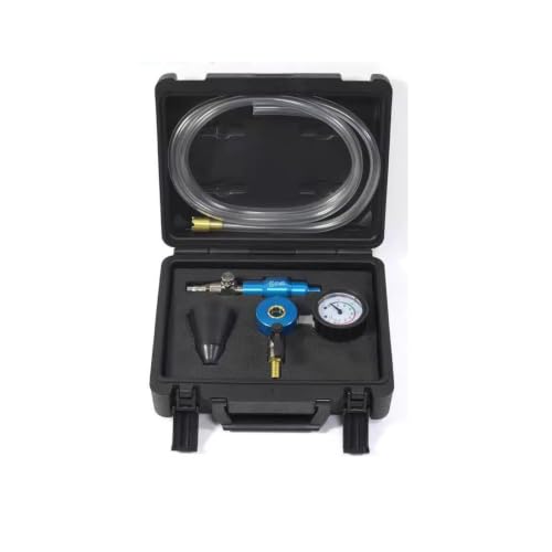Coolant Vacuum Refill Kit Radiator Cooling System Fill Tool | Leak-Proof Design,Durable Brass Construction,4 Air Fittings,Powerful Vacuum Performance, Valve Control, Universal Adapter
