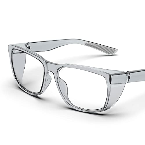 Safety Glasses Anti-Fog Goggles Protective Eyewear Anti Blue Light Protection Glasses For Women And Men - color: Grey
