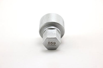 TEMO #59 Wheel Lock Lugnut Anti-Theft Lug Nut Screw Removal Socket Key S3055 for BMW Vehicles - size: #59