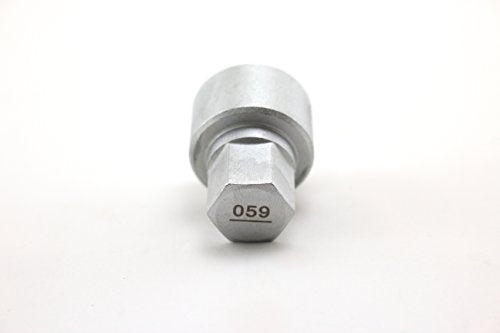 TEMO #59 Wheel Lock Lugnut Anti-Theft Lug Nut Screw Removal Socket Key S3055 for BMW Vehicles - size: #59