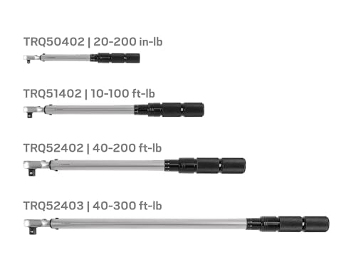 TEKTON 1/4, 3/8, 1/2 Inch Drive Micrometer Torque Wrench Set | TRQ95903