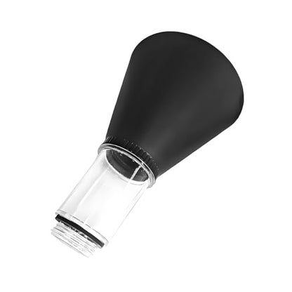 Car Engine Oil Funnel, Vehicle Threaded Locking No Spill Spout Directly into Filler Funnel, Automotive Diesel Change Tool, Compatible with Avalon Tercel Venza (Black) - color: Black