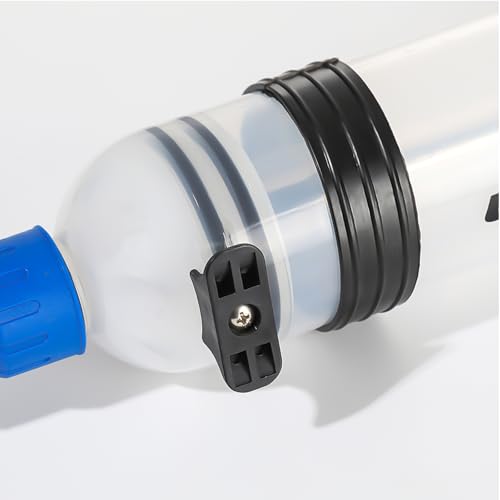 1500ml Fluid Extractor & Manual Automotive Fluid Extractor Pump Oil Syringe with Suction Hose and Extension Tubes for Efficient Oil Change, Fuel Transfer Fluid Syringe (1500ml) - size: 1500ml