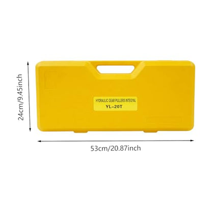 20T Hydraulic Gear Puller Set, 2 or 3 Jaws Wheel Bearing Puller Kit Pulling Separator with Carrying Case for Wheel Hubs Rotors Car Axles Pulleys Brake Drums