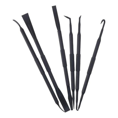 BYOBYO 6 Pcs Non-Marring Hook and Pick Set, Black Tool Replacement Car Accessories Parts for Car, Vehicle, Automotive Audio Equipment