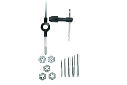 Century Drill & Tool 98922 Fractional Tap & Die Set, 12 Piece | 12 Piece Fractional Tap & Die Set is, consistently formed threads to ensure, exact fits - size: 12 Piece
