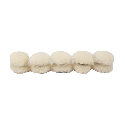 Maxshine Universal 10 Pieces MN01 Mini Polisher and Accessories - 2.5cm (0.98”) Long Wool Pads, Perfect for Buffing & Polishing Small Areas, Ideal for Professional Car Detailing - size: Long Wool Pad