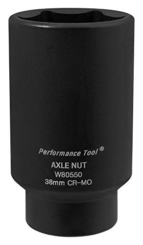 Performance Tool W89318 Axle Nut Socket Set, 9-Piece