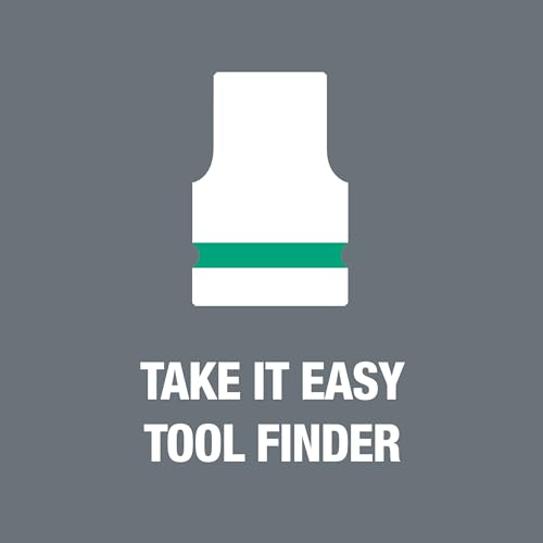WERA 05004048001 8100 SB 8 Zyklop Metric Metal Ratchet Set with Switch Lever, 29 Piece, 3/8" Drive - size: 3/8 Inch Drive