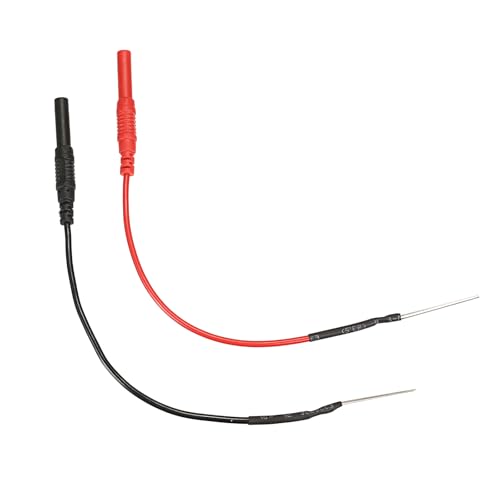 Sumnacon Spoon Back Probe Kit,2 PCS Silicon Flexible Back Probe Pins Compatible with 4mm Banana Plug Test Leads Backprobe Test Lead Kit for Automotive Car Repairing, Multimeter,Electrical Testing