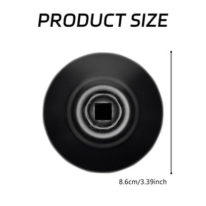 1PC 86mm 16 Flute Oil Filter Wrench Replacement, Oil Filter Housing Cap Removal Tool to Change Oil, Steel Socket Wrench Kit for BMW and Volvo XC90、XC70、S60、S40、C70、S80、V40、V70