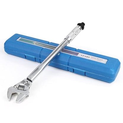 Adjustable Torque Wrench 19 to 110 Nm 43mm Open End Torque Wrench Spanner for HVAC, Car Repair, Bicycle Maintenance (Style 2)