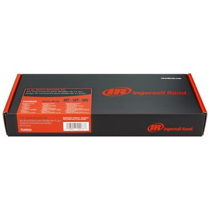 Ingersoll Rand 11-Piece Socket Accessory Set, Chrome Vanadium Steel, Includes U-Joints, Adapters & Extensions in 1/4", 3/8", 1/2" Drive, with Thermoform Organizer Tray – 752055X - style: Socket Accessory
