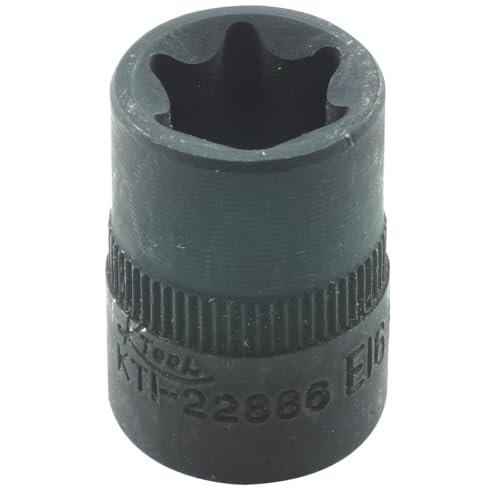 K Tool International E16 X 3/8" DR EXTERNAL TORQ SOC, EACH - size: E-16 3/8 Inches