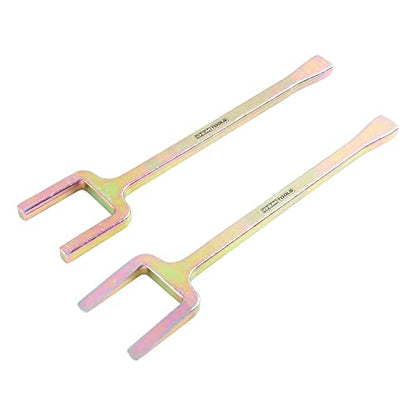 OEMTOOLS 37305 CV Axle Popper Set, Steel CV Joint Assembly Removal Tool, Fork and Shim Ball Joint Separator for Front Wheel Drive Vehicles