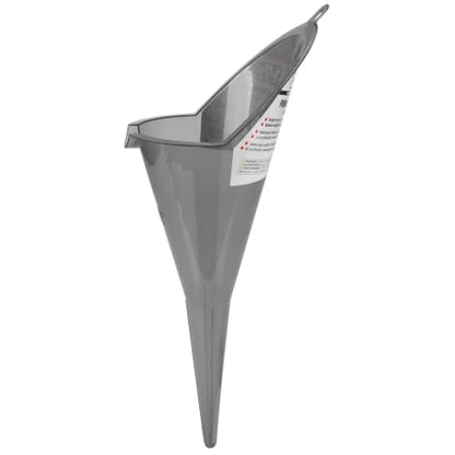 Performance Tool W4058 Clear View XL Long-Reach Funnel, 1.5 Pint, Splash Guard, Bottle Rest, Oil, Transmission Fluid, Coolant, Gear Oil, Automotive Funnel, Gray