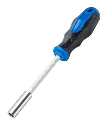 ROTATION 1/4 Inch Magnetic Bit Driver, Nut Driver with Non-slip Handle and Strong Magnet Tip, Screwdriver Handle for Holding Bits and Screws, 197mm/7.7 inch - style: 1pc