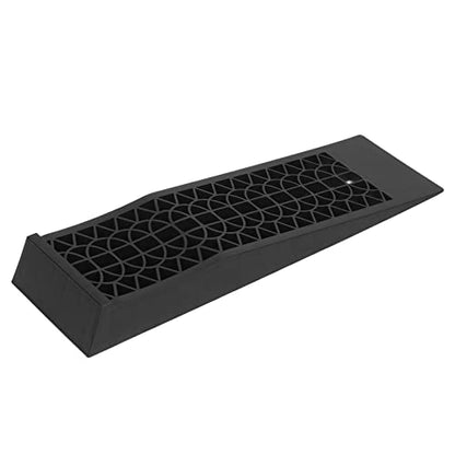 1 Pair Car Service Ramps for Vehicle Maintenance, 4400 Lbs Acity PP Tire Ramps, Universal Truck Auto Lift for Chassis Engine Repair, Portable Nonslip Wheel Ramp Set