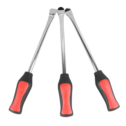 Tbest Tire Spoon Levers Heavy Duty Steel Motorcycle Change Kit with Rim Protectors Valve Core Set for Bike Repair