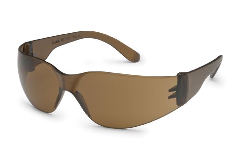 Gateway Safety 4680 UL-Certified StarLite Safety Glasses, Clear Lens, Clear Temple (Pack of 10) - color: Mocha Lens/Mocha Temple, size: 10-Pack