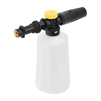 FUNTECK Foam Cannon Lance for Karcher K2-K7 Pressure Washer | Adjustable Soap Dispenser for Cleaning Vehicles, Cars, Motorcycles and Bikes, 700 ml
