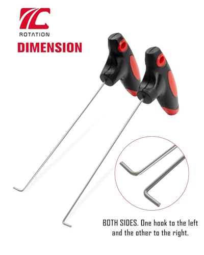 ROTATION 2-Piece Instrument Cluster Removal Tool – Dashboard Pulling Hooks Set for Mercedes-Benz