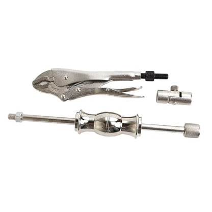 Slide Hammer Locking Pliers Set, 9 inch Locking Pliers, Sturdy 2 Pound Slide Hammer,Swivel Grip Attachment for Nail, Bolt, Pin, Seal, CV Axle Removal Tool