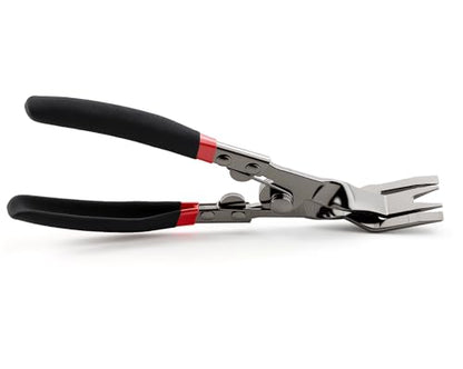 1PCS Car Clip Pliers Tool, Panel Clip Pliers Set Fastener Remover, Auto Retainer Clip Trim Rivet Removal Tool, Auto Door Car Upholstery Trim Clip Removal Tool (Black & Red) - color: Black & Red - 1 Pcs Clip Removal Plier