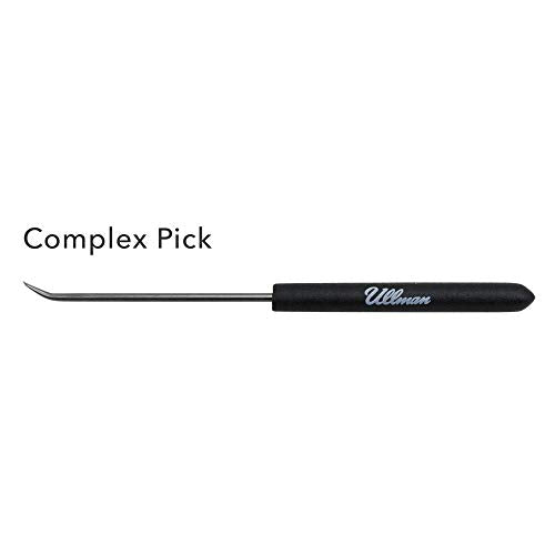 Ullman Devices CHP4 Hook and Pick Set with Textured Cushion Grip Handles, 6-7/8", 4-Piece - style: Hook and Pick Set with Textured Cushion Grip Handles